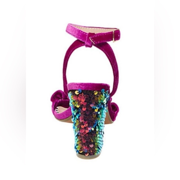 Betsey Johnson Iliana Size 7.5 Magenta Heels - Picture 9 of 9